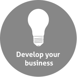 develop your business grey 
